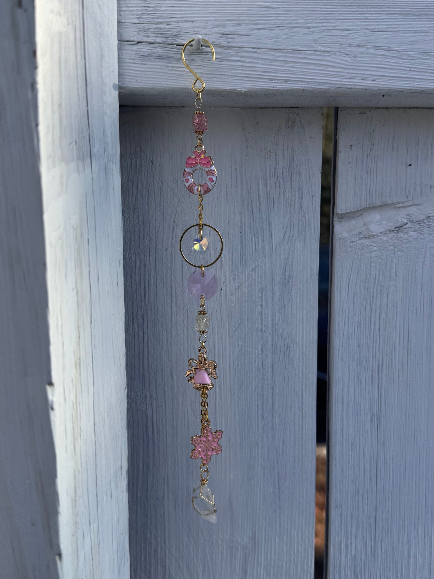 Pink Holiday Sun Catcher