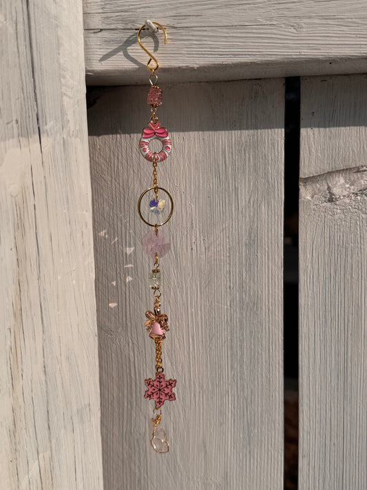 Pink Holiday Sun Catcher